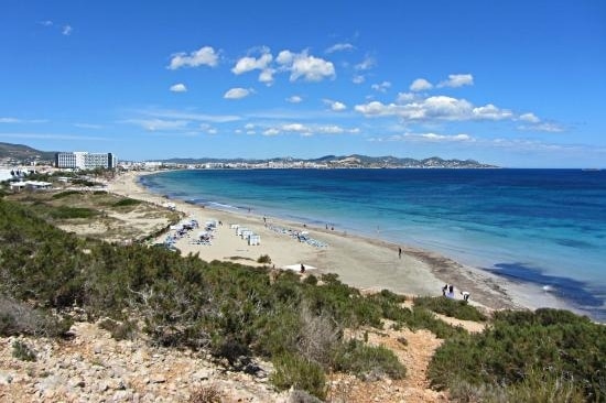 playa d'en bossa, stand, Ibiza