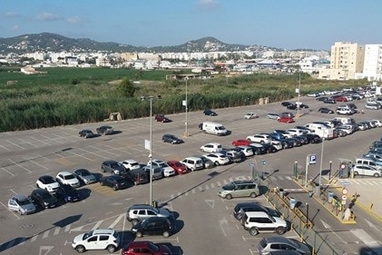 parkeren op Ibiza, parkeerplaats